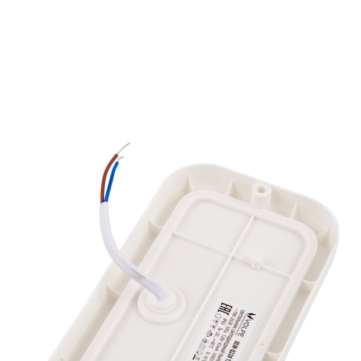 Накладной светильник влагозащищенный Volpe ULW-Q228 12W/4000K IP65 WHITE UL-00013186