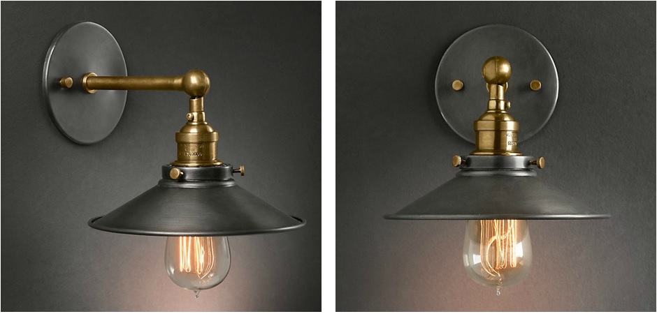 Бра ImperiumLoft Cone 20th c.Factory filament 84835-22