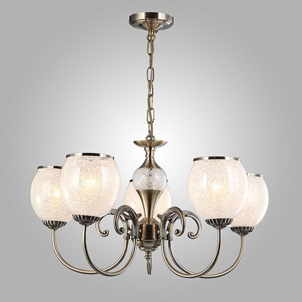 Подвесная люстра Eurosvet 60046/5 античная бронза