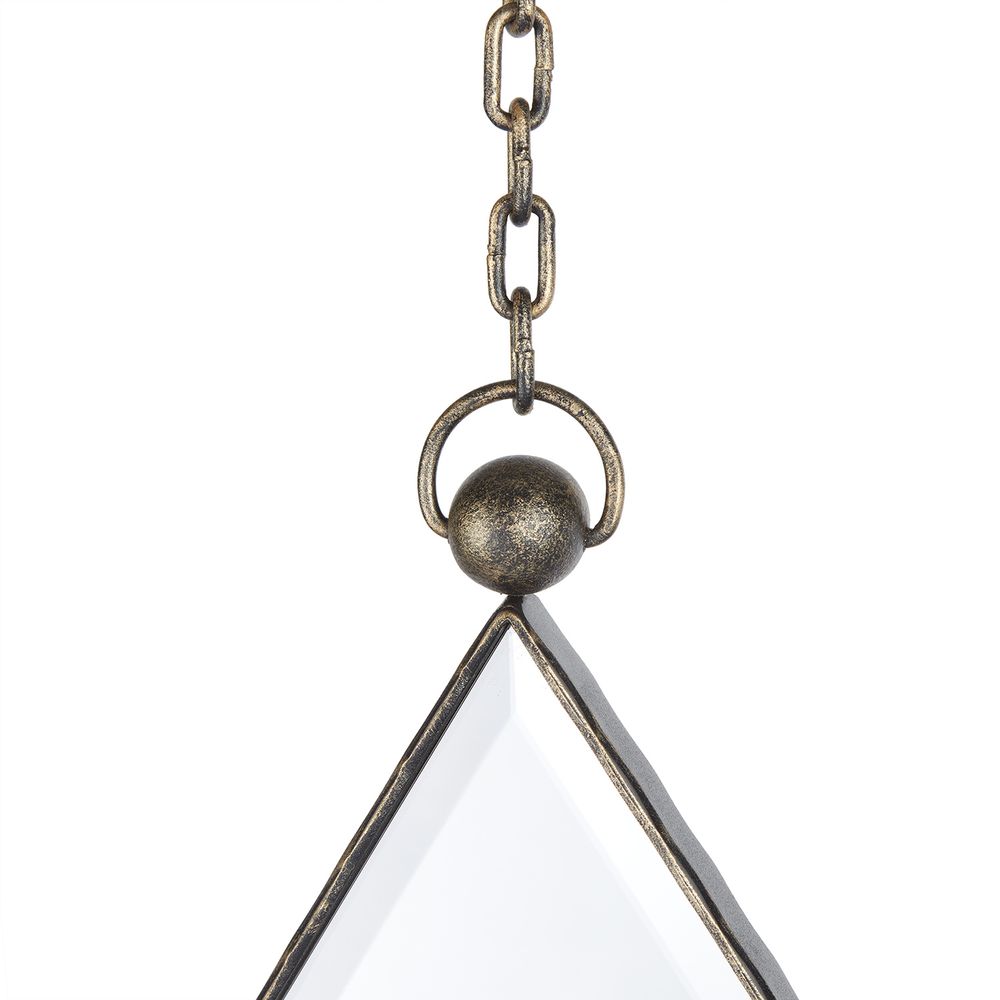 Зеркало Runden Ромб II золото/патина V20111