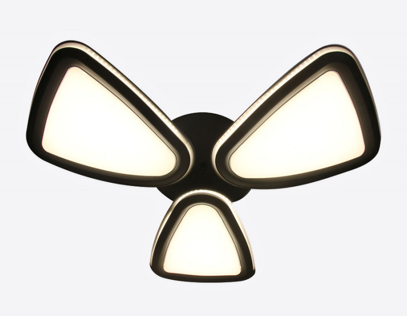 Накладная люстра Ambrella Light FG1010/3 WH/SL 204W D770