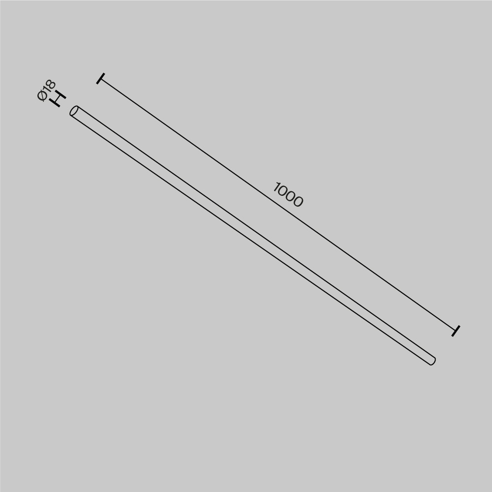 Соединитель для штанговой системы Maytoni Axity CA001-L1000-BS