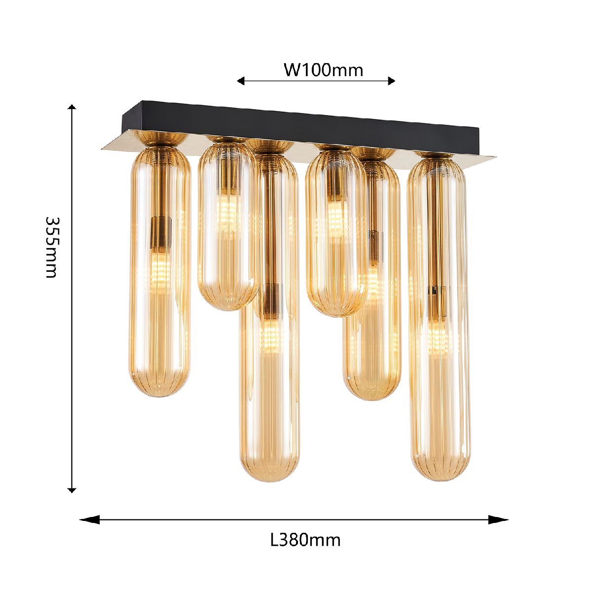 Потолочная люстра Favourite Stalactit 4455-6P