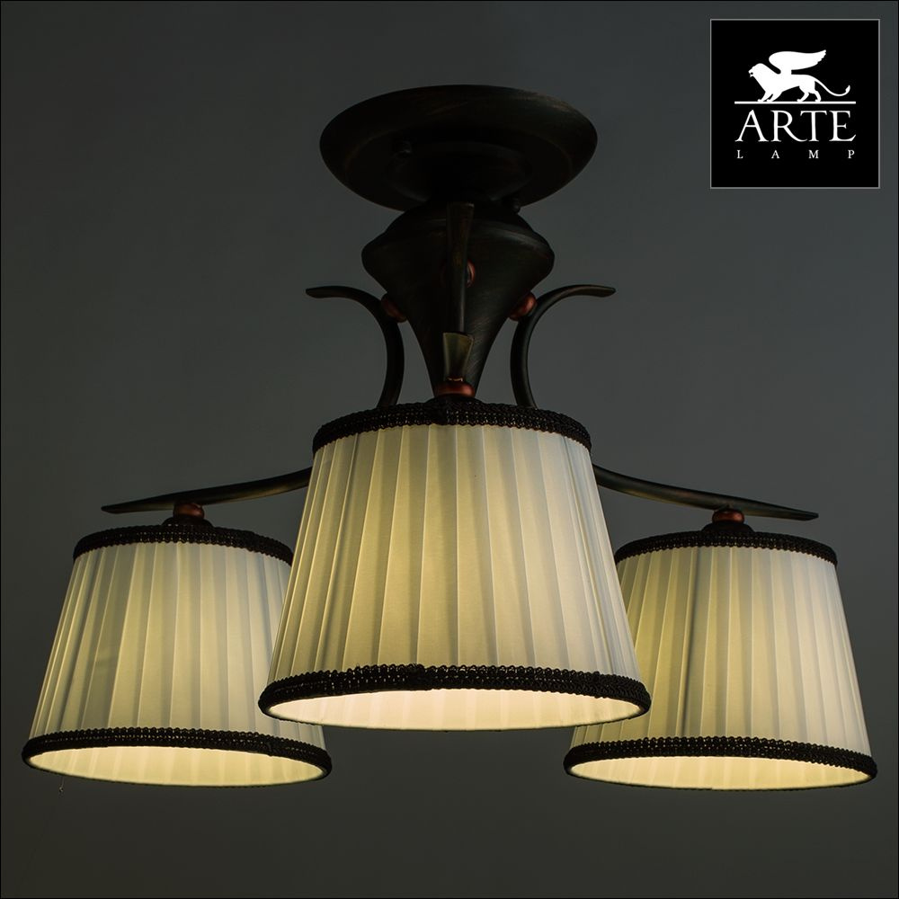 Потолочная люстра Arte Lamp Irene A5133PL-3BR