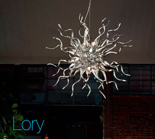 Подвесной светильник Ideal Lux Lory SP12 Fume 112206