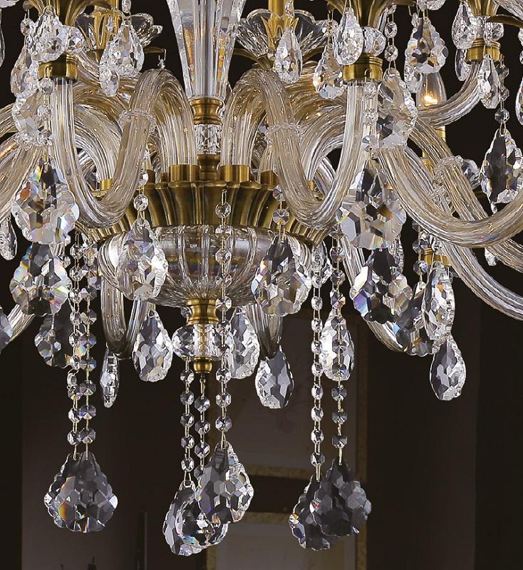 Подвесная люстра второго света Crystal Lux Alicante SP12+6