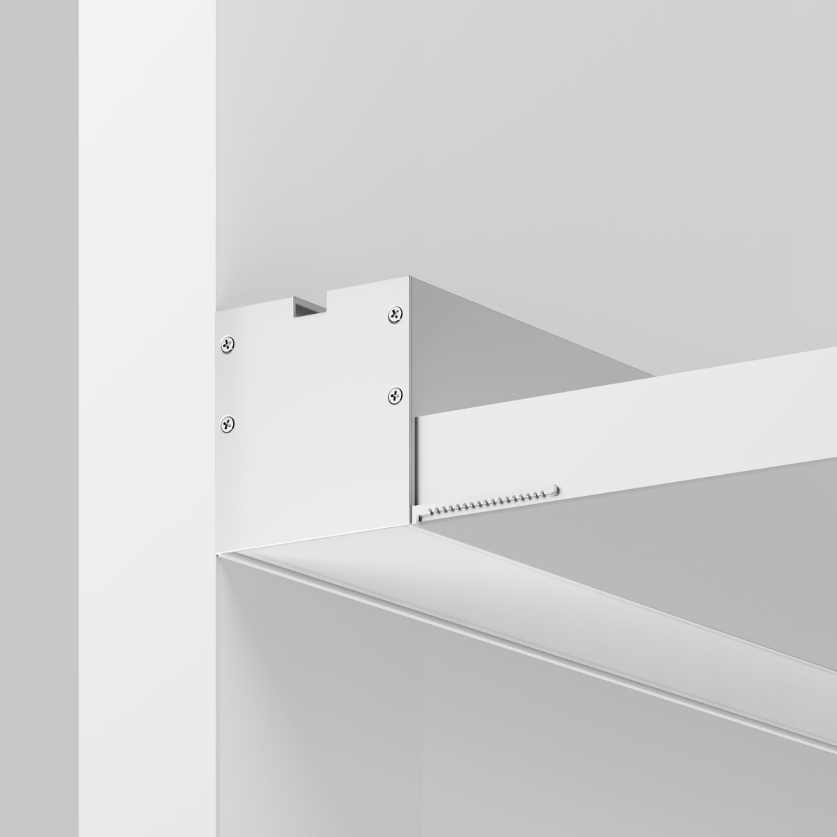 Алюминиевый профиль встраиваемый скрытого монтажа 59x59 Maytoni Led Strip ALM-5959-S-2M 636014