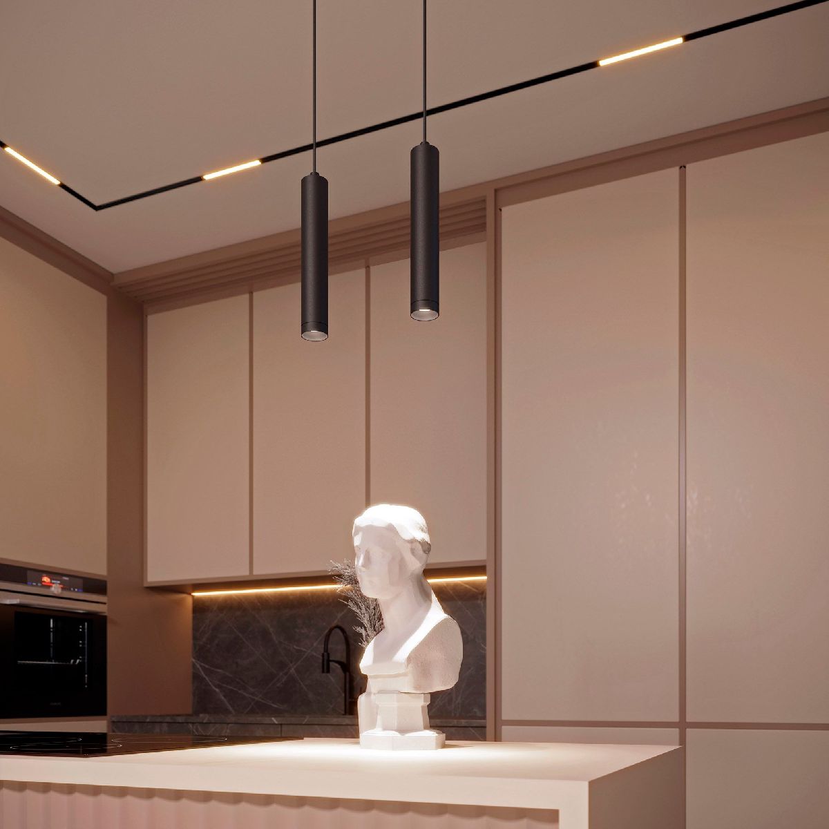 Трековый магнитный светильник Arlight MAG-ORIENT-FLAT-L465-12W Warm3000 048731