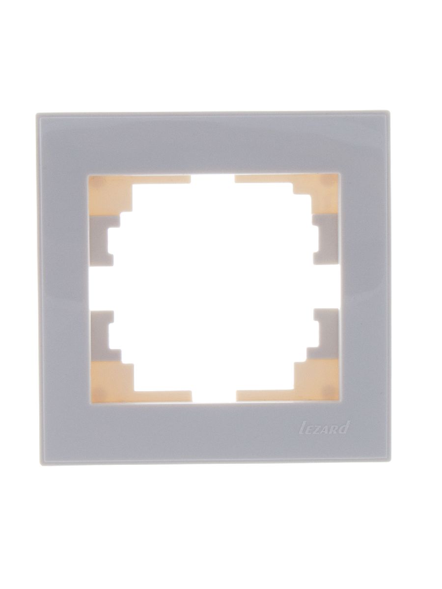 Рамка 1-местная горизонтальная Lezard Rain 703-0303-146