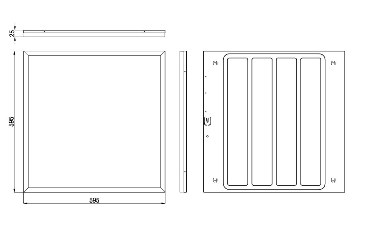 Светодиодная панель Эра SPO-1-40-4K-M-EM Б0065283
