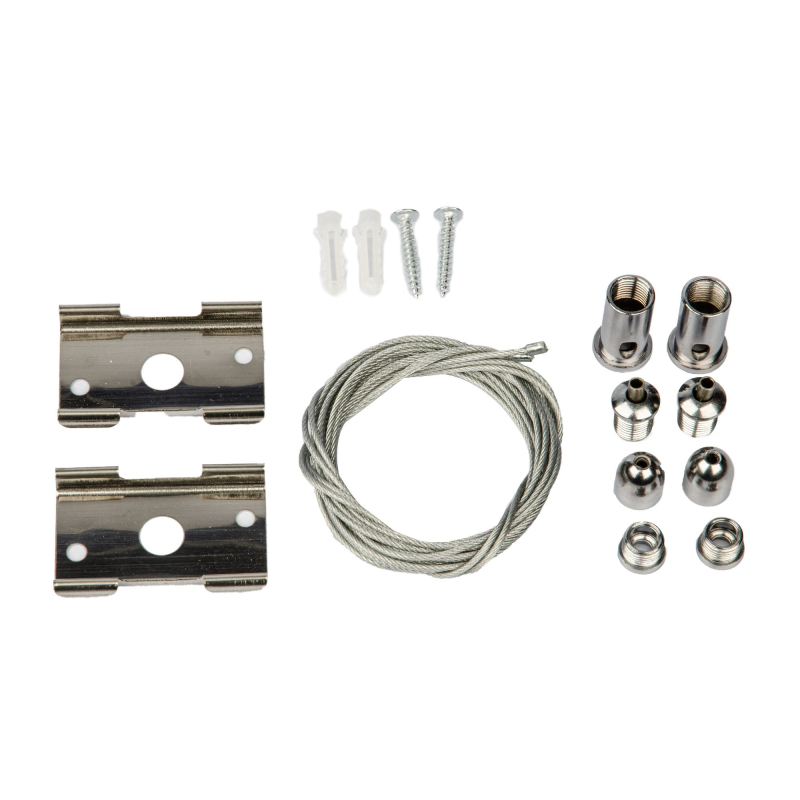 Подвес для монтажа магнитного шинопровода Uniel UFB-H50/35 SILVER SET02