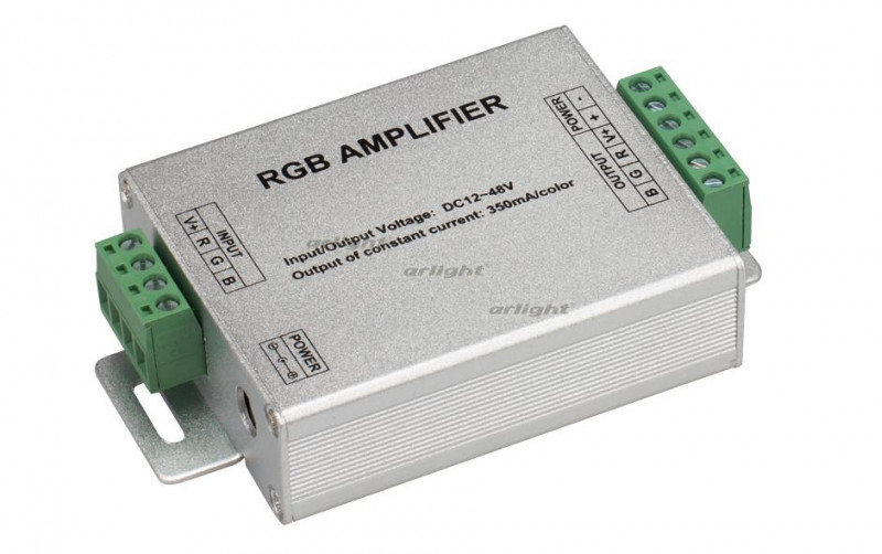 RGB-усилитель Arlight LN-350 (12-48V, 3x350mA, 50W) 019493