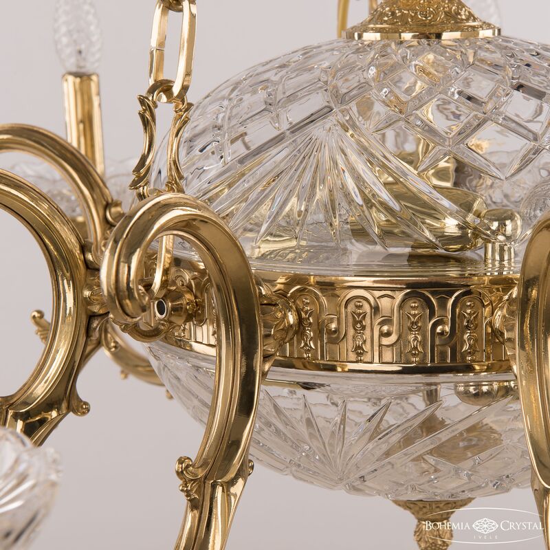 Подвесная люстра Bohemia Ivele Crystal Verona 72009P/9/250 G PAL Y8