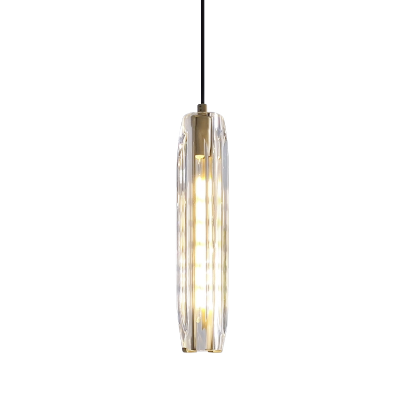 Подвесной светильник Delight Collection MT8851-1H bronze/clear
