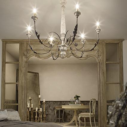 Подвесная люстра Ideal Lux Volterra SP6 166483