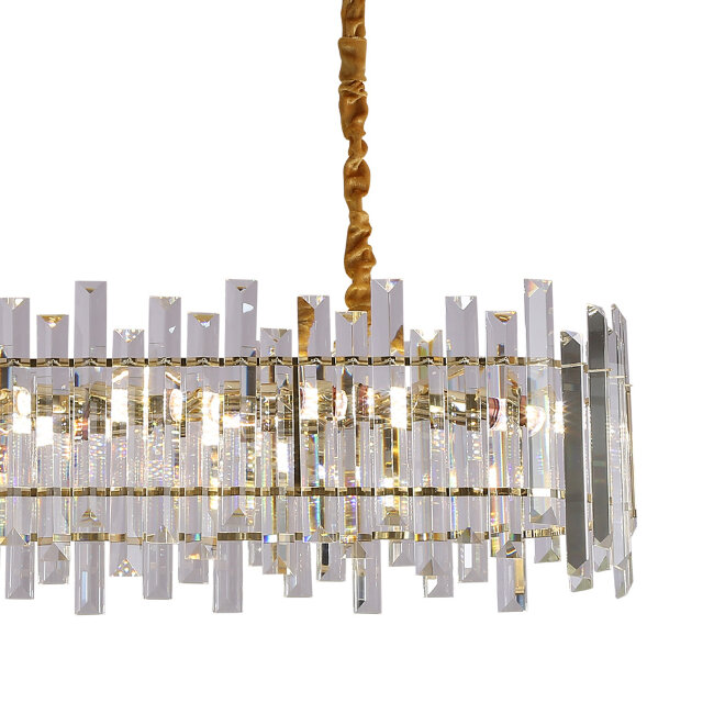 Подвесная люстра Lumien Hall Laurina LH0049/8PO-GD-CL