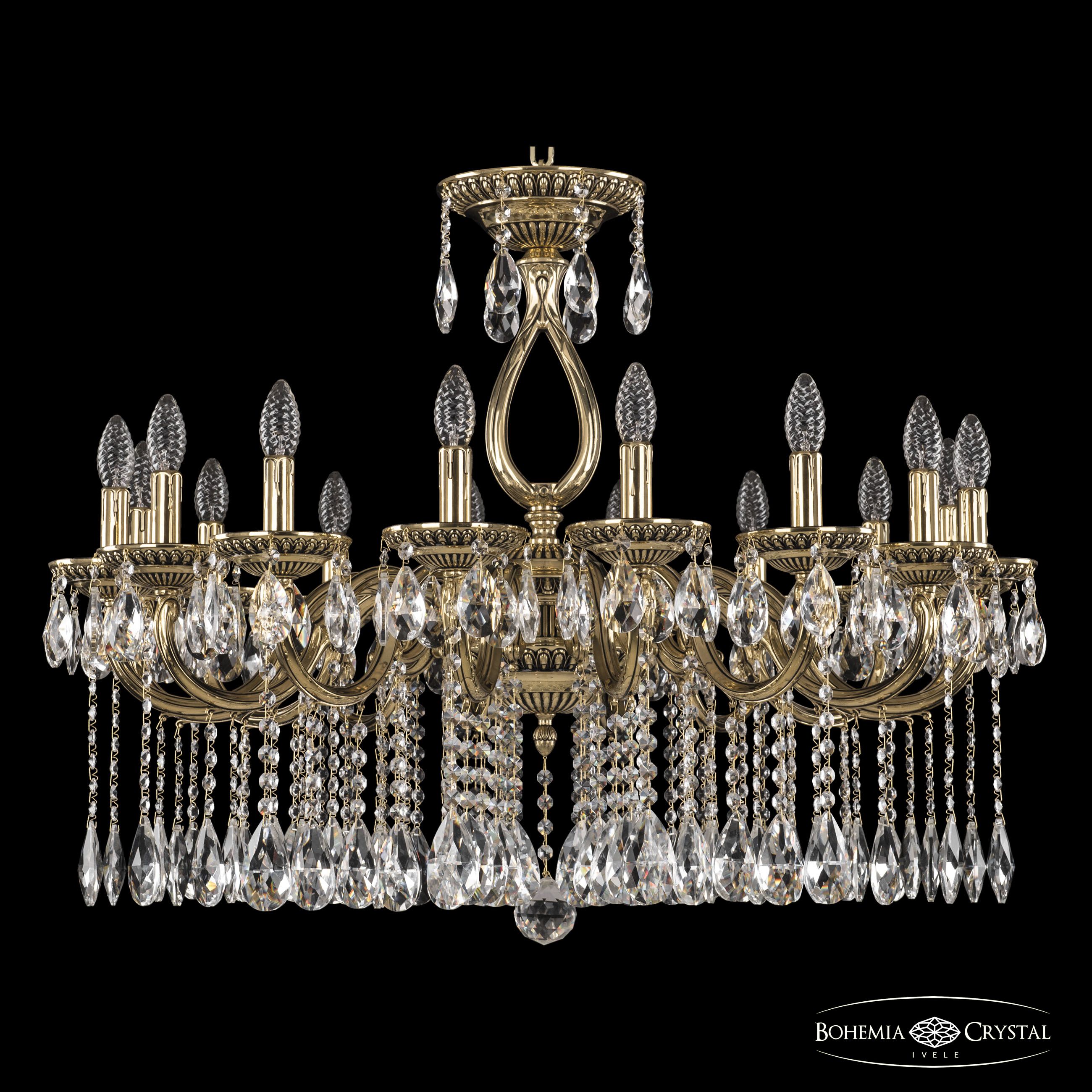 Подвесная люстра Bohemia Ivele Crystal 75301/16/300 A GB