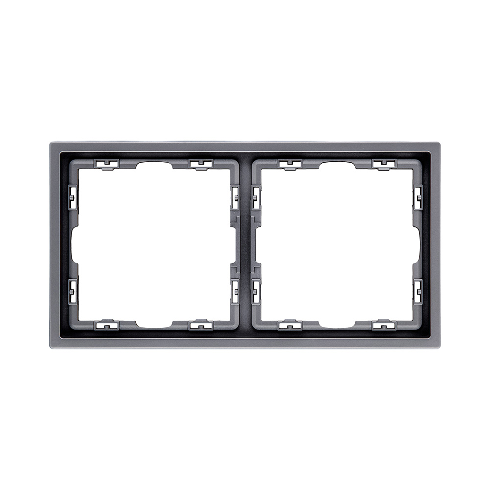 Рамка 2-постовая, серый Kollinger Eclipse EC2GY