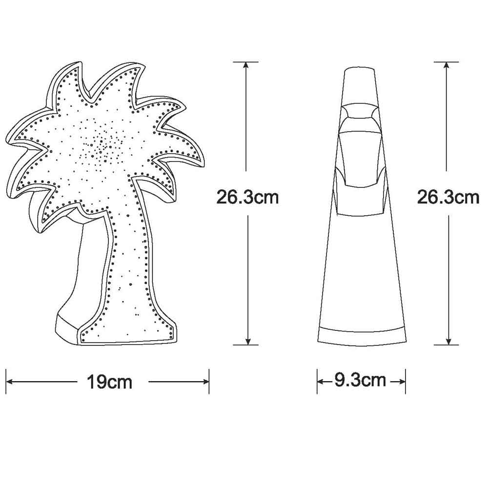 Настольная лампа Lucide Palm 13523/01/31