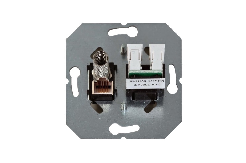 Розетка телевизионная и компьютерная (TV+Rj45) Liregus Epsilon 28-143