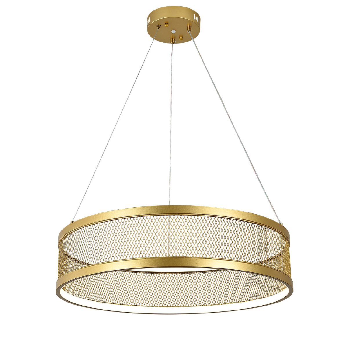 Подвесная люстра с пультом управления Indigo Solido 10022/1P Gold V000112L