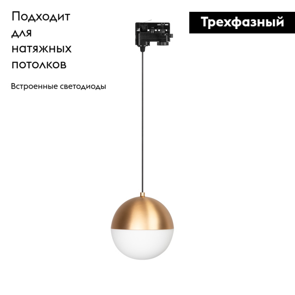 Трековый светильник Arlight LGD-Emisfero-Track-Hang-4TR-R150-11W Day4000 035939