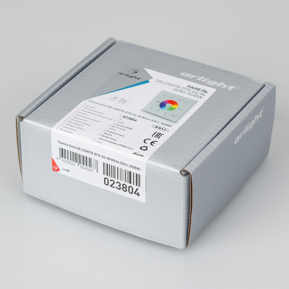 Панель Arlight Sens SR-2300TR-DT8-G4-IN White DALI, RGBW 023804