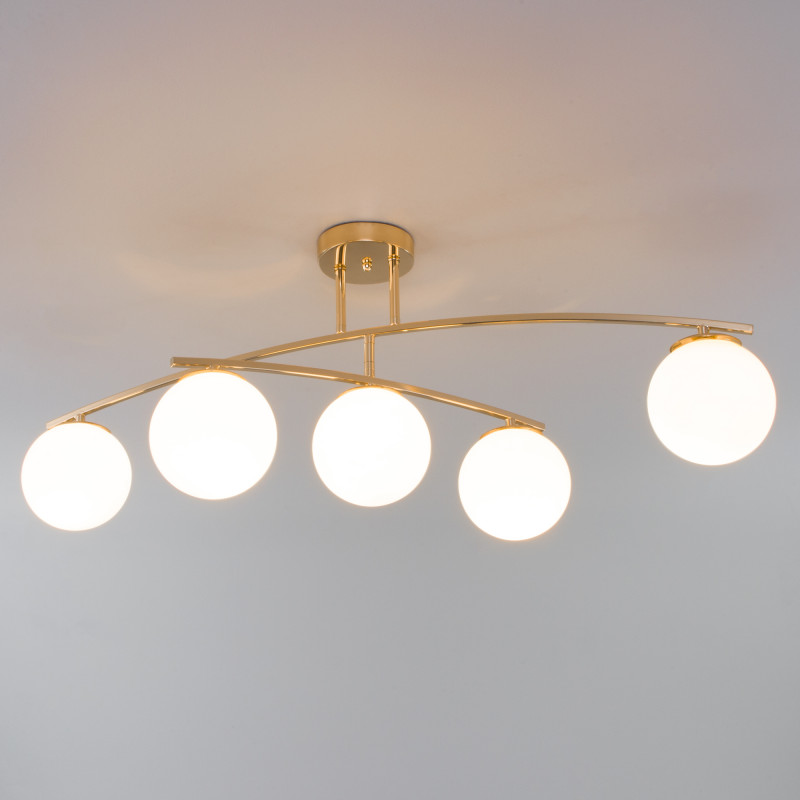 Люстра на штанге Eurosvet 30170/5 золото