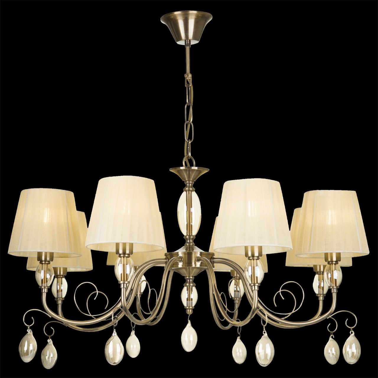 Подвесная люстра Freya Peta FR2004PL-08BZ