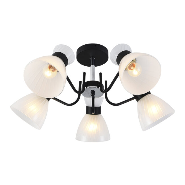 Люстра на штанге Seven Fires Tariya SF3346/5C-BK-CR-WT