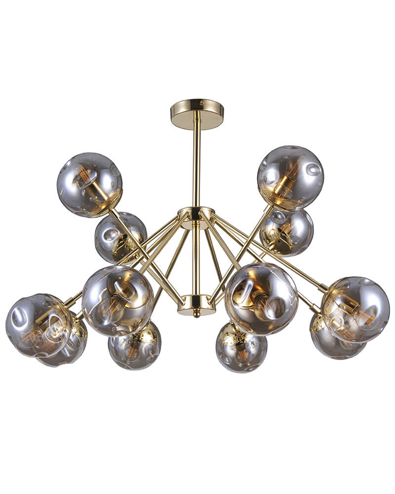 Потолочная люстра Lumien Hall Юнас 4029/12P-DGD-CGC