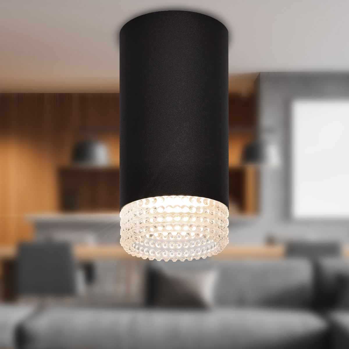 Накладной светильник Эра OL40 BK/CL Б0058479