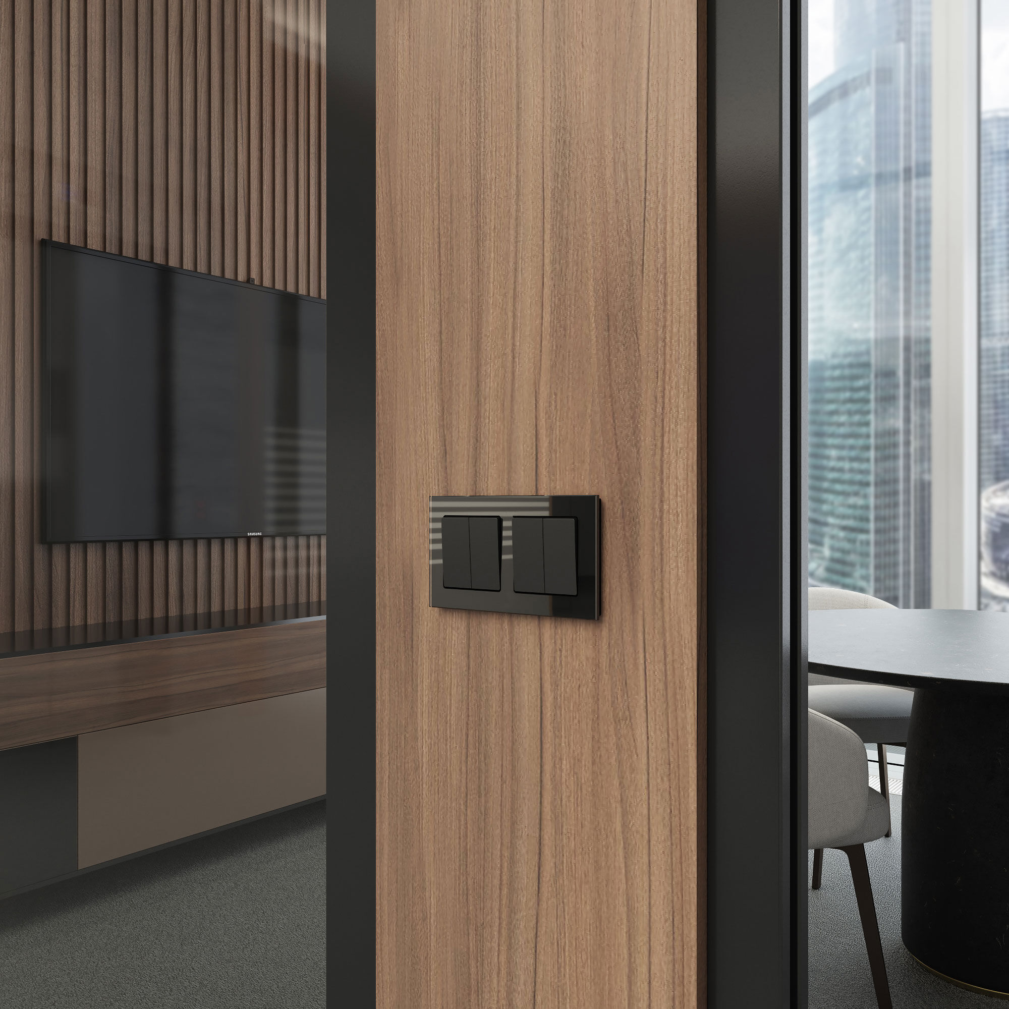 Перекрестный переключатель двухклавишный Werkel 4690389182167 W1123006 a058433