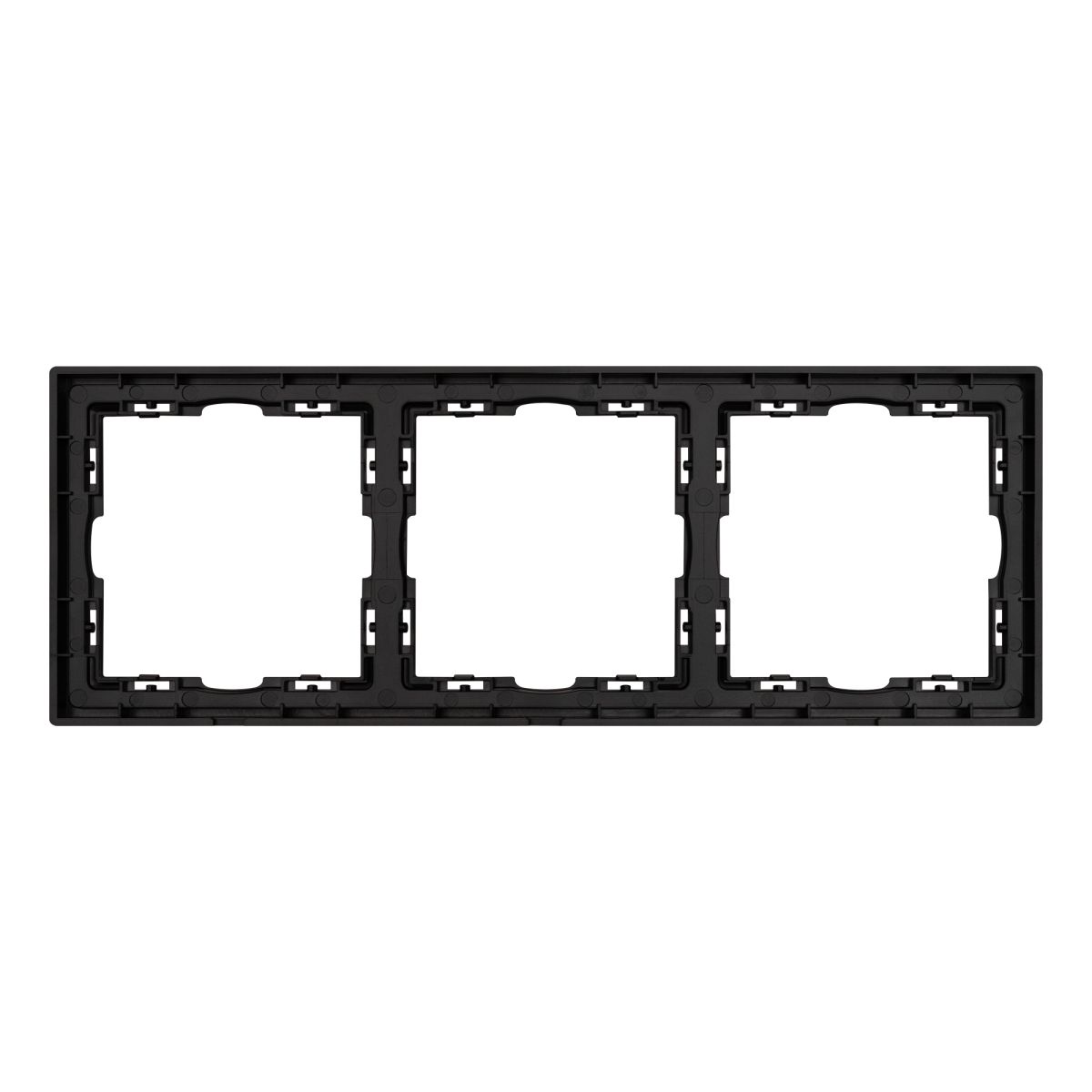 Рамка пластиковая Arlight FRM-NOBE-SFPL-3-BK 054220