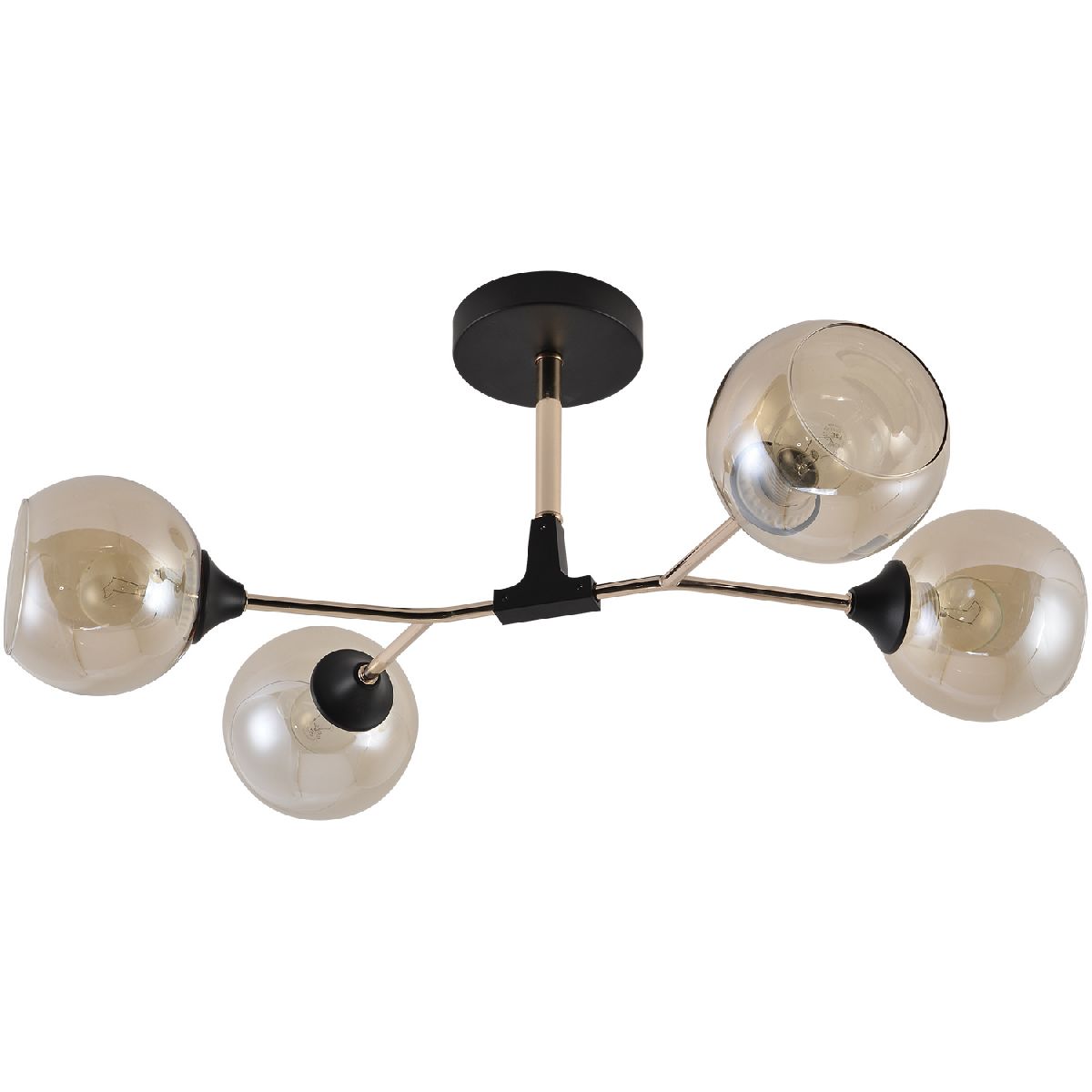 Люстра на штанге Reluce 01483-0.3-04 BK+FGD