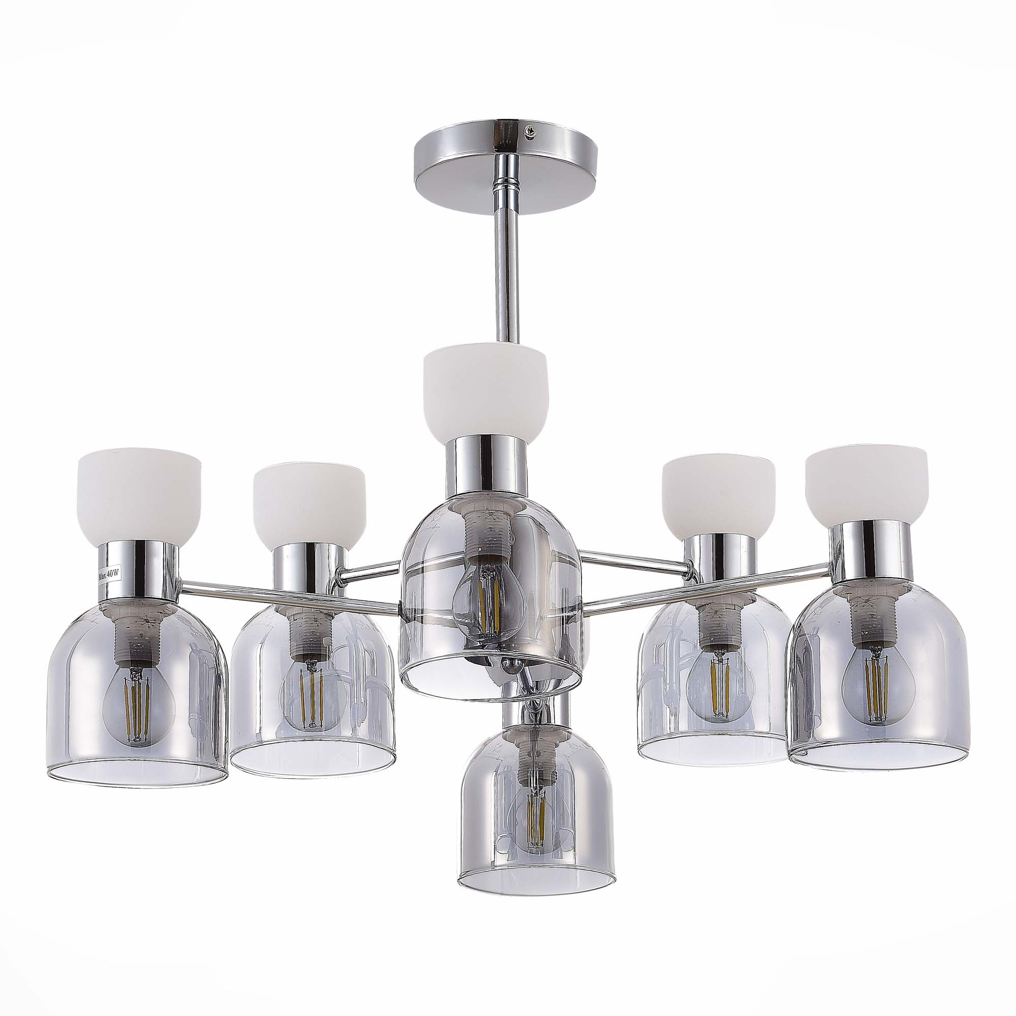 Люстра на штанге Evoluce Vento SLE1045-102-06