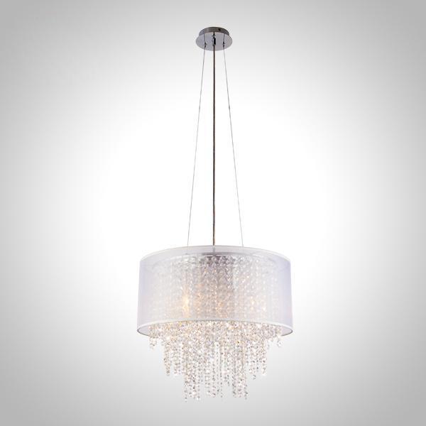 Подвесная люстра Eurosvet Grace 10070/5 хром/белый Strotskis