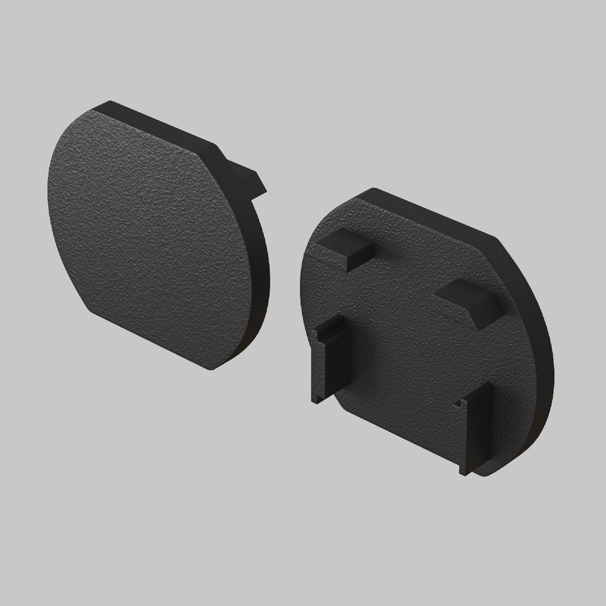 Заглушка для круглового шинопровода (2 шт.) Maytoni Basity TRA172EC-R-11B