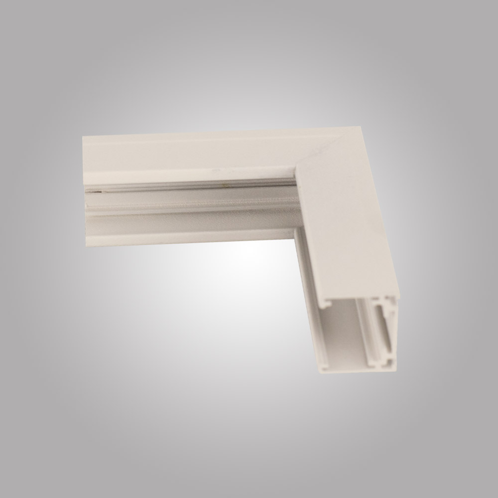 Угловой внутренний коннектор для накладного магнитного шинопровода AM Group Magnet AM504 WH