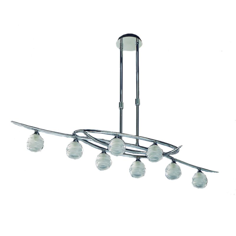 Подвесная люстра Mantra Loop Chrome 1800