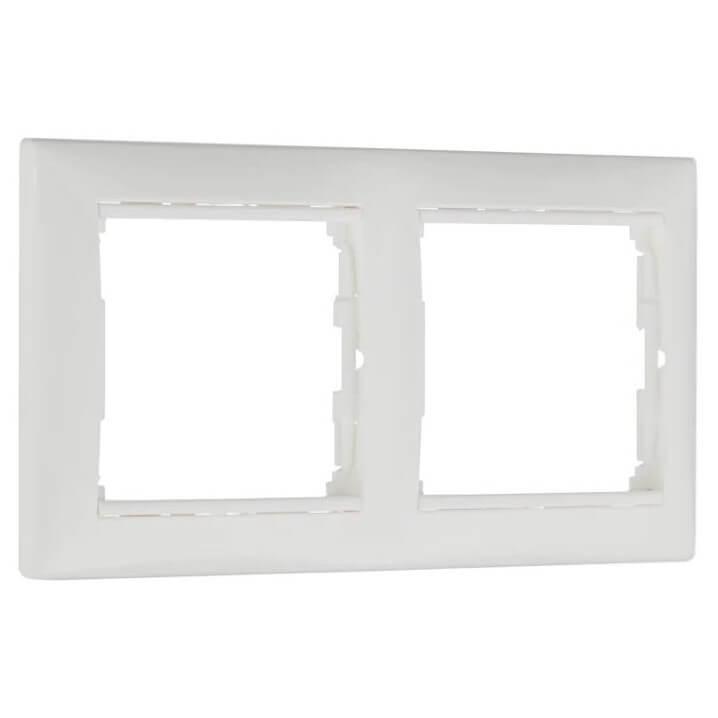 Рамка 2-постовая Legrand Valena белая 774452 УЦ