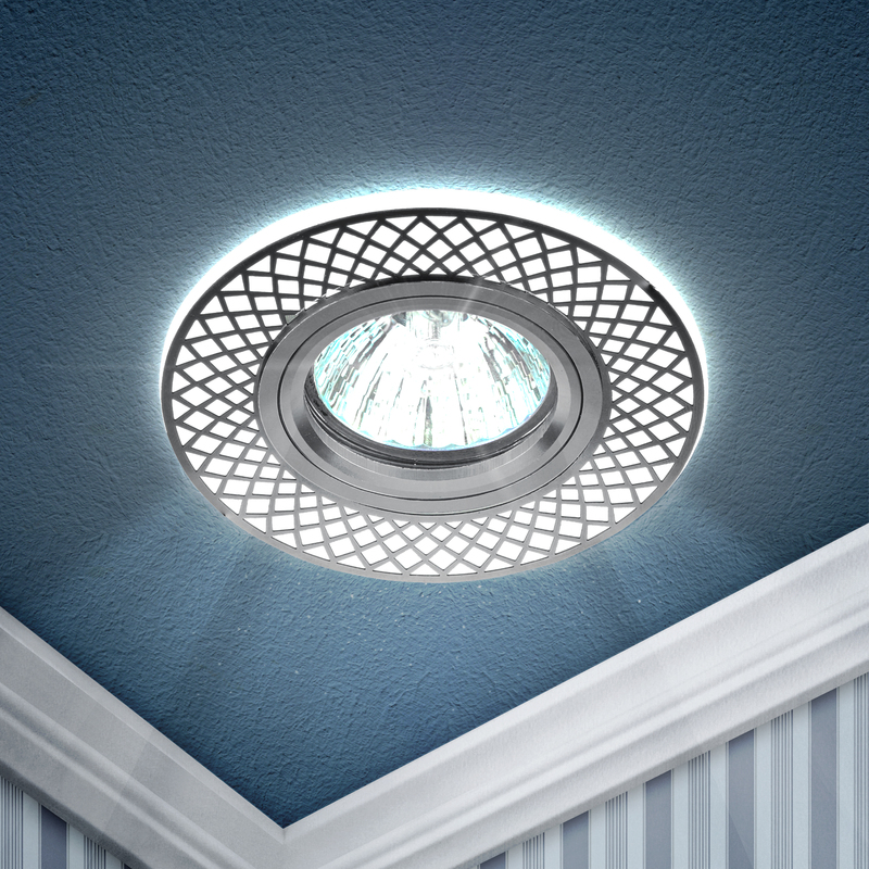 Встраиваемый светильник Эра DK LD42 WH/CH /1 Б0048938