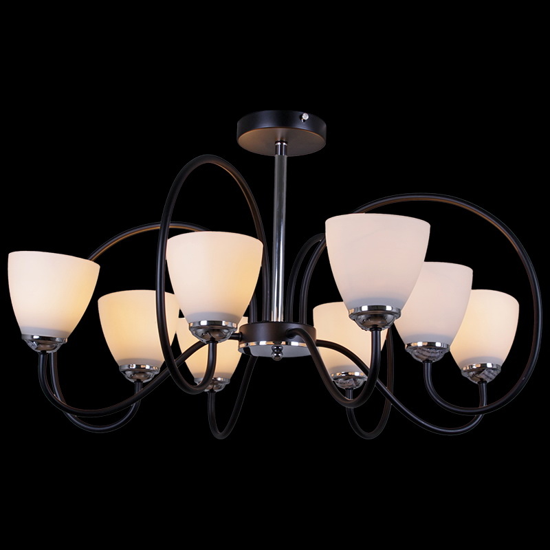 Люстра на штанге Reluce 01269-0.3-08 BK+CR