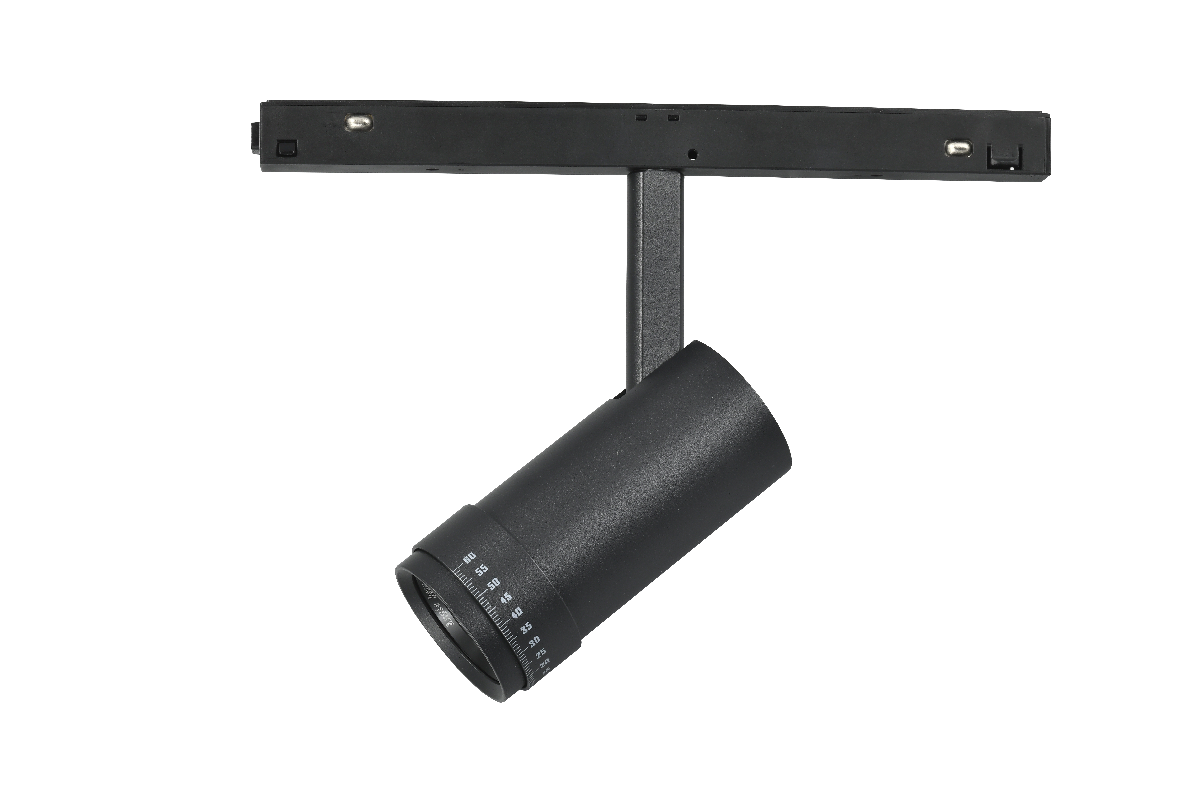 Трековый магнитный светильник iLedex Vision ZOOM 4822-020-D47-10W-10/60DG-4000K-BK