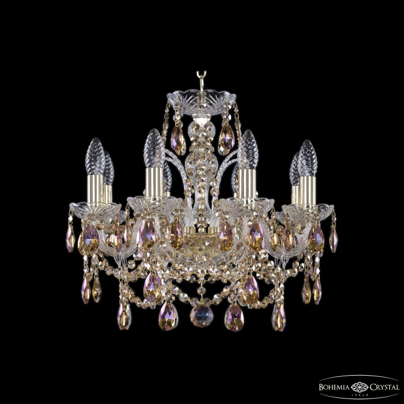 Подвесная люстра Bohemia Ivele Crystal 1411/8/141 G R777