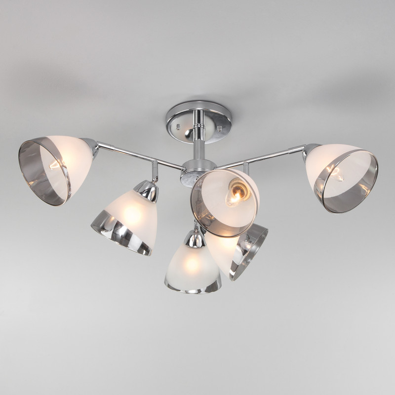 Люстра на штанге Eurosvet Paola 30126/6 хром