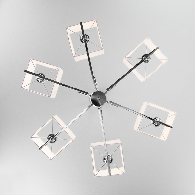 Подвесная люстра Eurosvet Alma 60115/6 хром