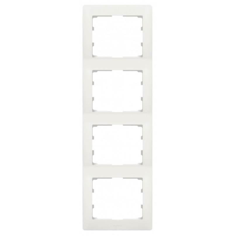 Рамка 4-постовая Legrand Galea Life перламутр 771508