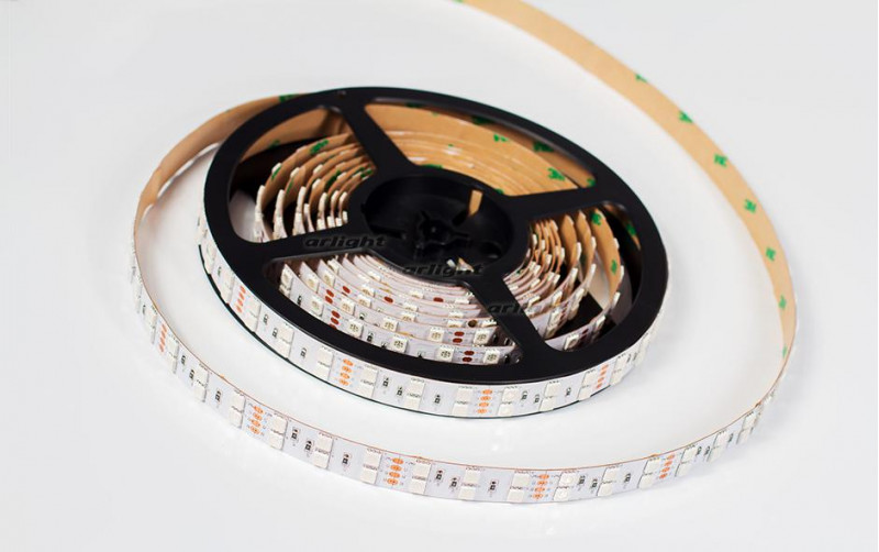 Светодиодная лента Arlight RT 2-5000 24V Red 2x2 (5060, 600 LED, LUX) 011258