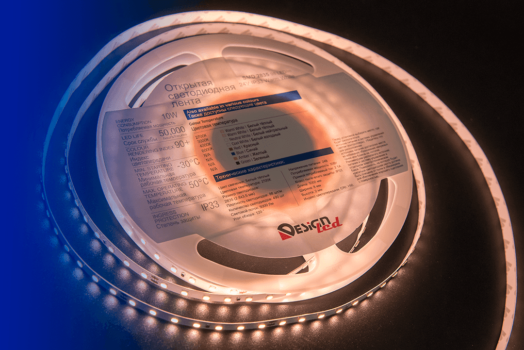 Светодиодная лента DesignLed DSG298-24-WW-33 000527